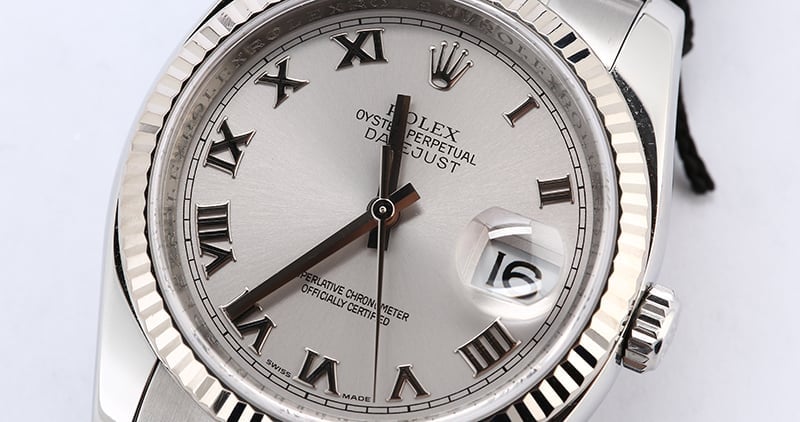 Rolex Datejust 116234 Rhodium Steel Oyster