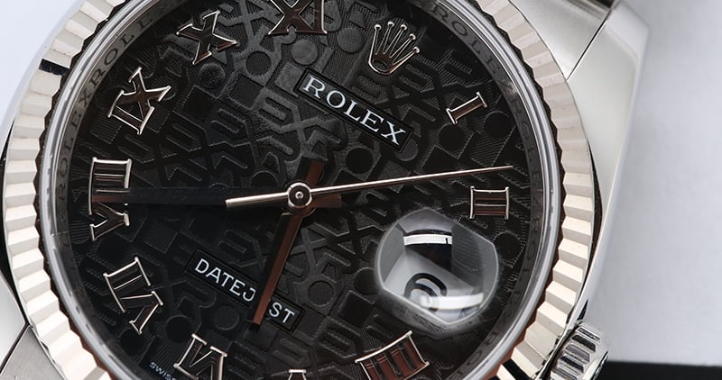 Rolex black shop jubilee dial