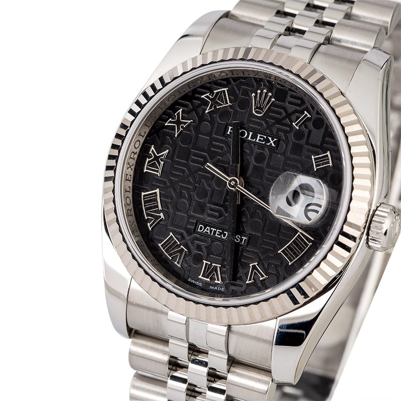 Rolex Datejust 116234 Black Jubilee Dial