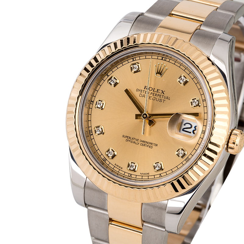 PreOwned Rolex Datejust 116333 Champagne Dial