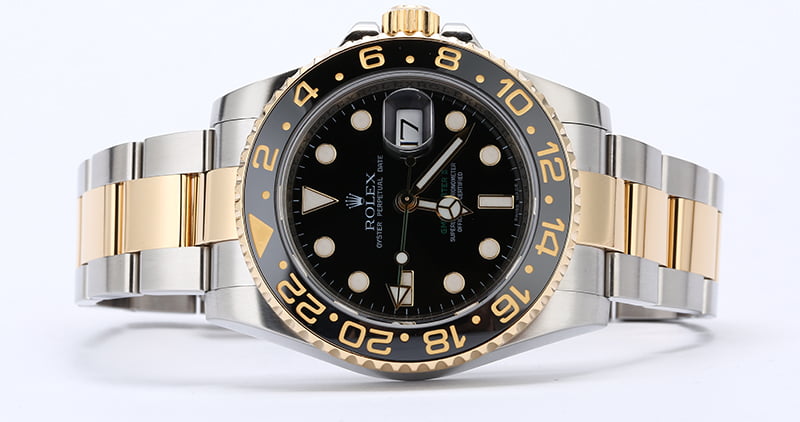 Certified PreOwned Rolex GMT-Master II Ref 116713 Ceramic Bezel