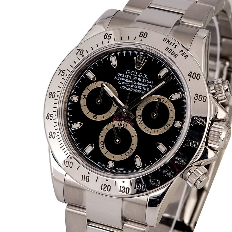 PreOwned Rolex Daytona 116520 Serial Engraved