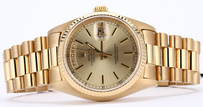 Rolex President 18038 Yellow Gold