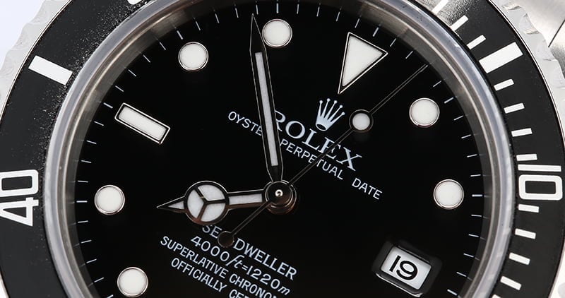 Men's Rolex Sea-Dweller 16600 Timing Bezel