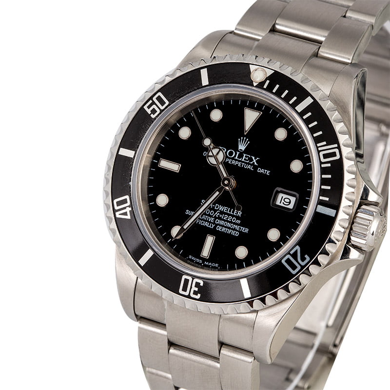 Men s Rolex Sea Dweller 16600 Timing Bezel