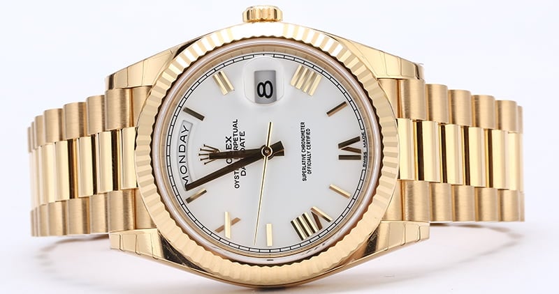 Unworn Rolex Day-Date 40 President 228238