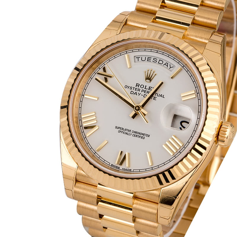 Unworn Rolex Day-Date 40 President 228238