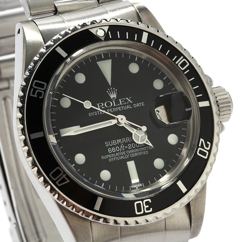 Vintage 1975 Rolex Submariner 1680 Feet First