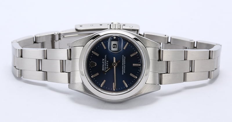 Rolex Ladies Date 79160 Blue Dial