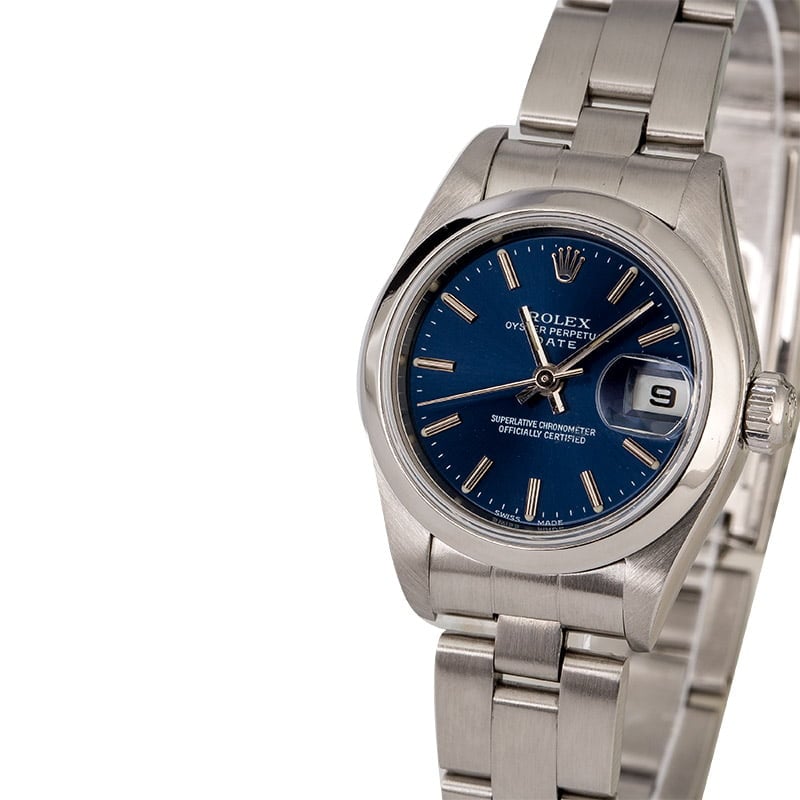 Rolex Ladies Date 79160 Blue Dial