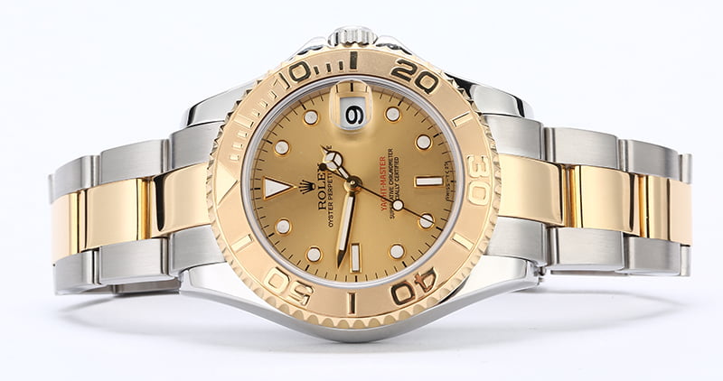 Rolex Mid-Size Yacht-Master 168623 Champagne Dial