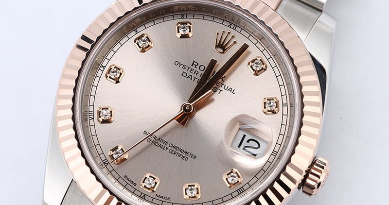 Rolex Datejust 126331 Silver Diamond Dial