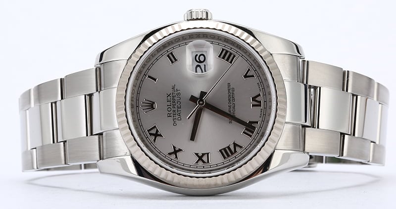 Rolex Datejust 116234 Rhodium Dial Steel Oyster