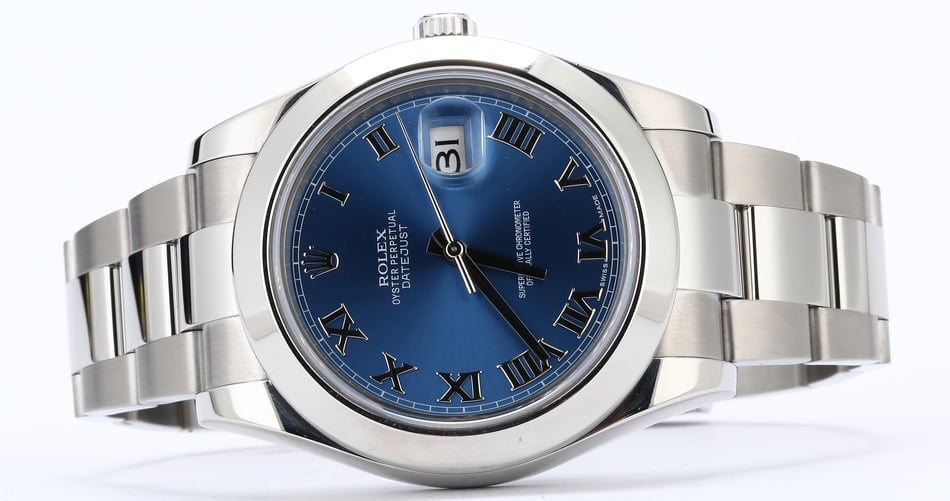 Rolex Datejust II Ref 116300 Blue