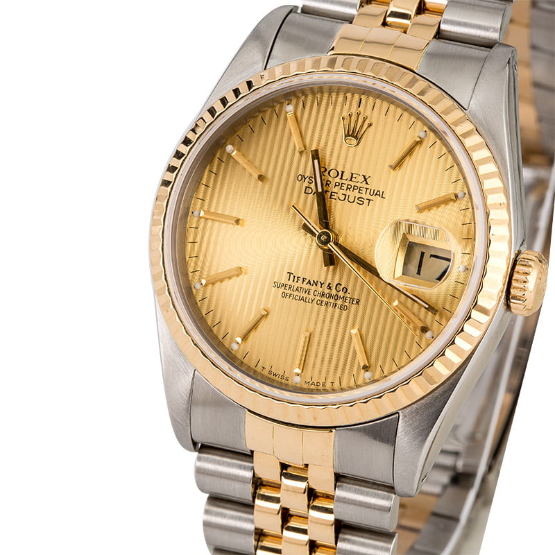 Rolex Datejust 16233 Tiffany & Co Dial