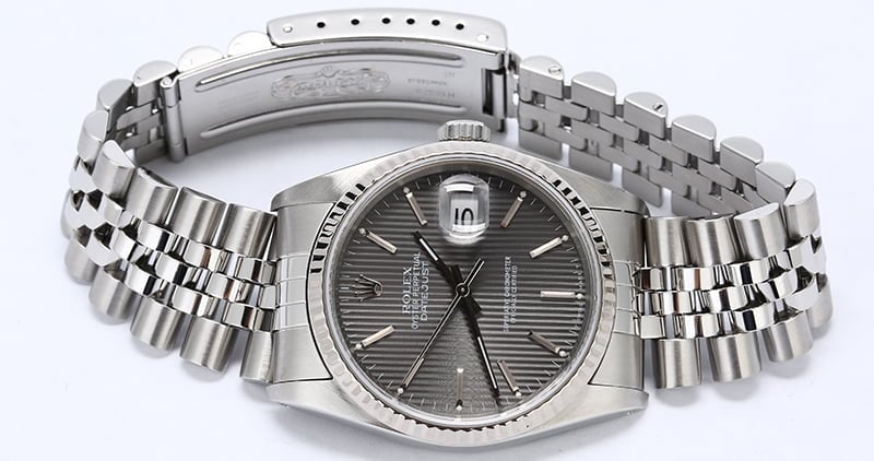 Rolex Datejust 16234 Slate Tapestry Dial