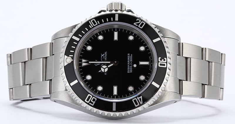 Certified Rolex Submariner 14060 Steel Oyster