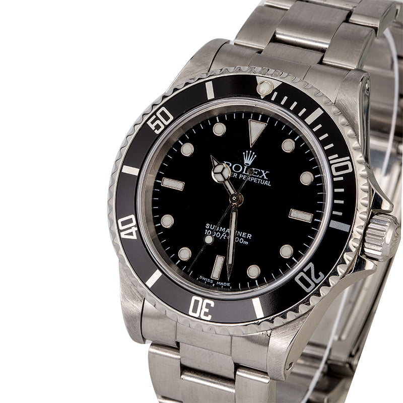 Men's PreOwned Rolex Submariner 14060 Stainless Steel