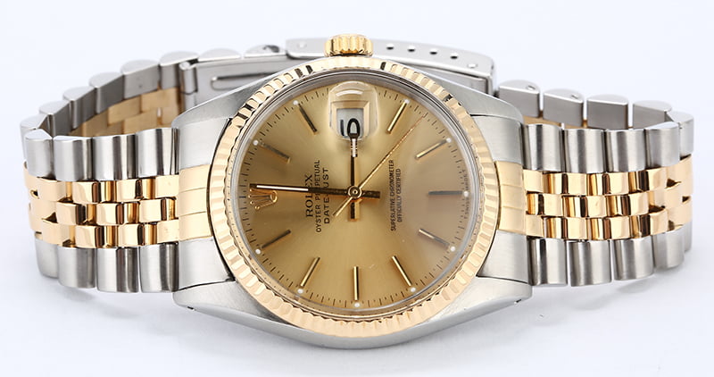 PreOwned Rolex Datejust 16013 Two Tone Jubilee