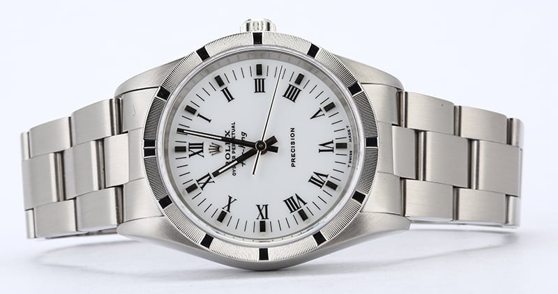 Rolex Air King 14010 White Dial