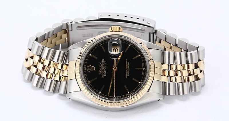 Used Rolex Datejust 16013 Black Dial