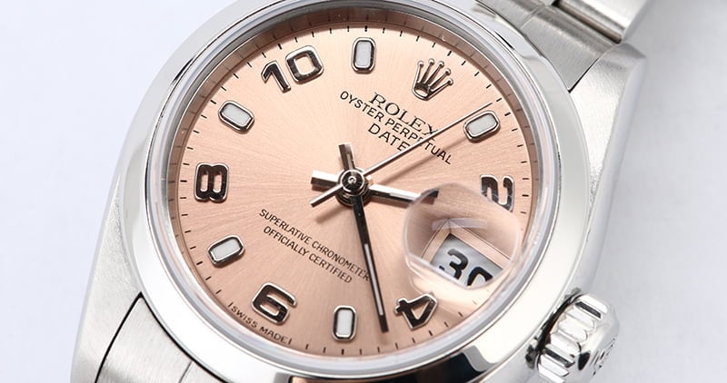 PreOwned Women's Rolex Date 79160 Salmon Dial