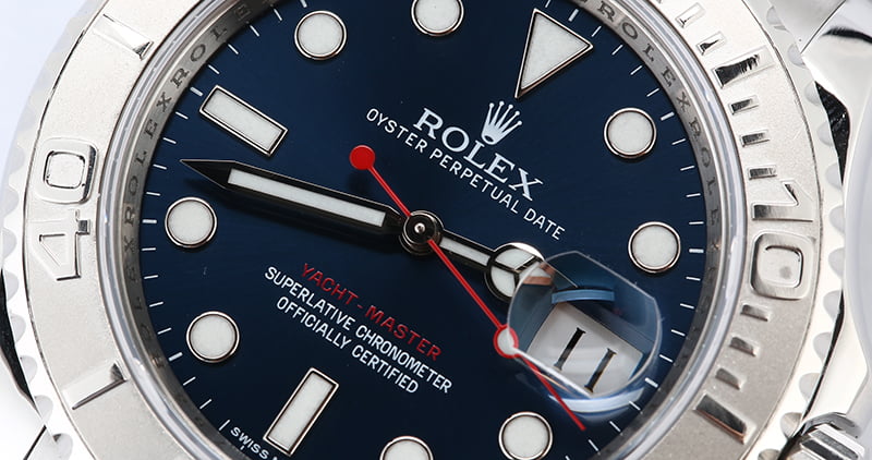 Rolex Yacht-Master 116622 with Platinum Bezel