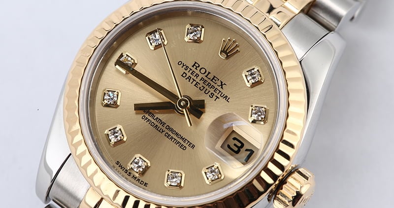 Women's Rolex Datejust 179173 Two Tone Jubilee