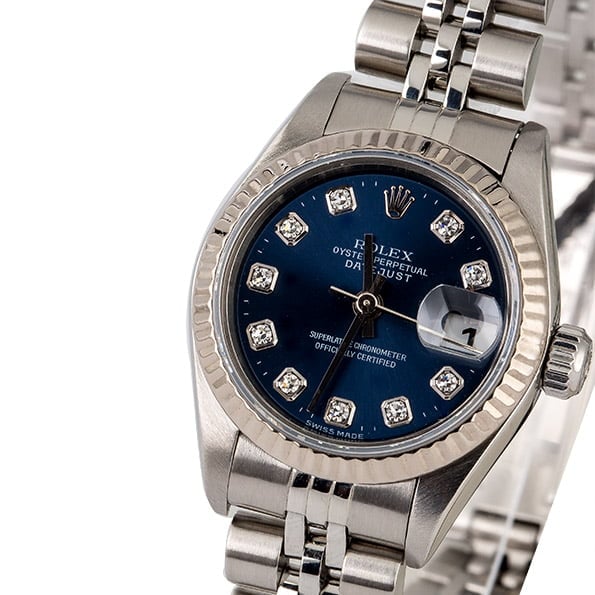 Rolex Datejust 79174 Blue Diamond Dial