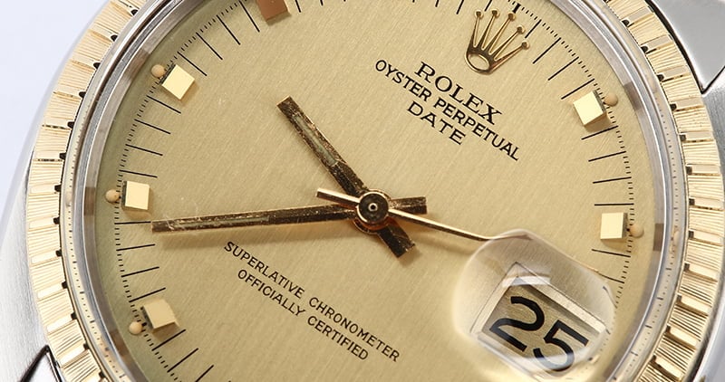 PreOwned Rolex Date 1505 Two Tone Jubilee