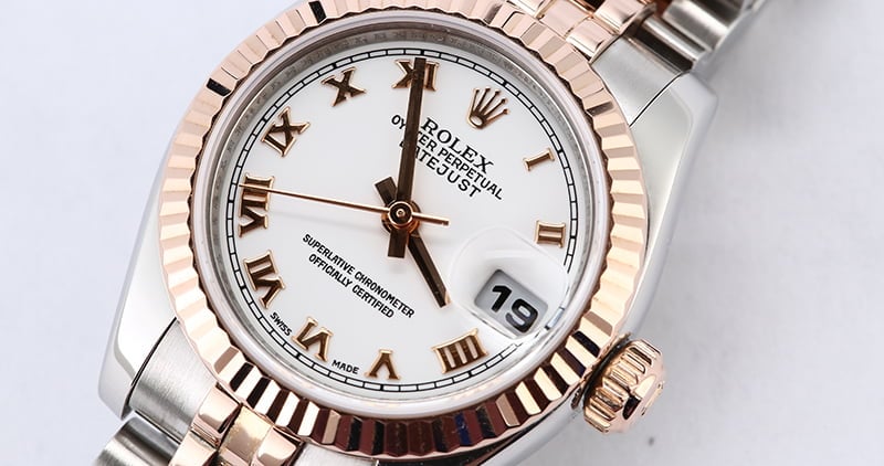 Rolex Datejust 179171 White Roman