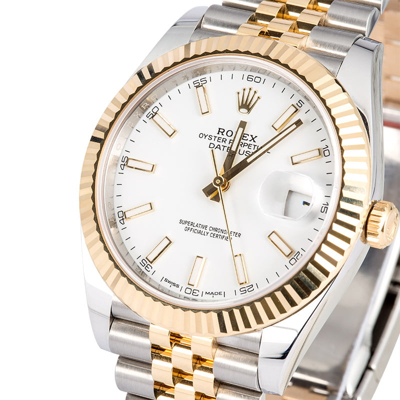 Unworn Rolex Datejust 126333 White Dial