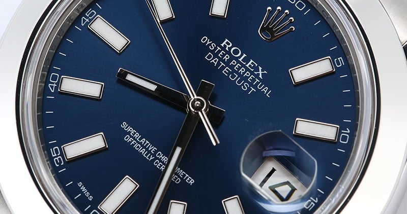 Rolex Datejust 116300 Blue Dial with Steel Oyster