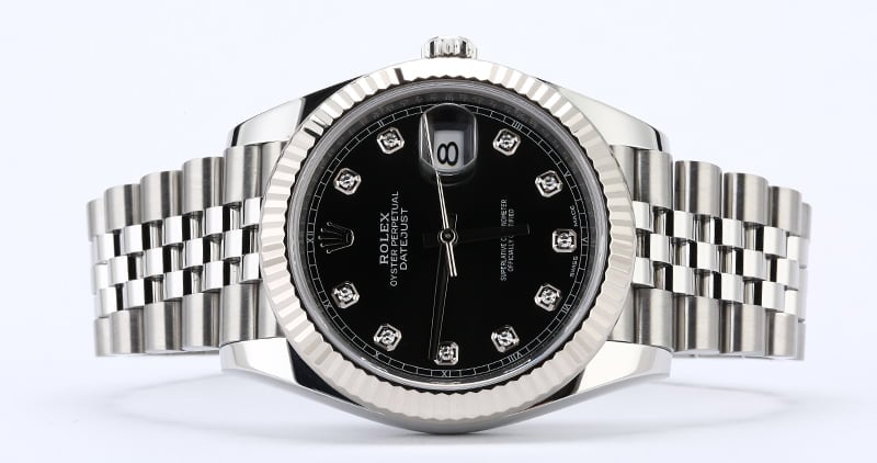 Rolex Datejust II Ref 126334 Black Diamond Dial