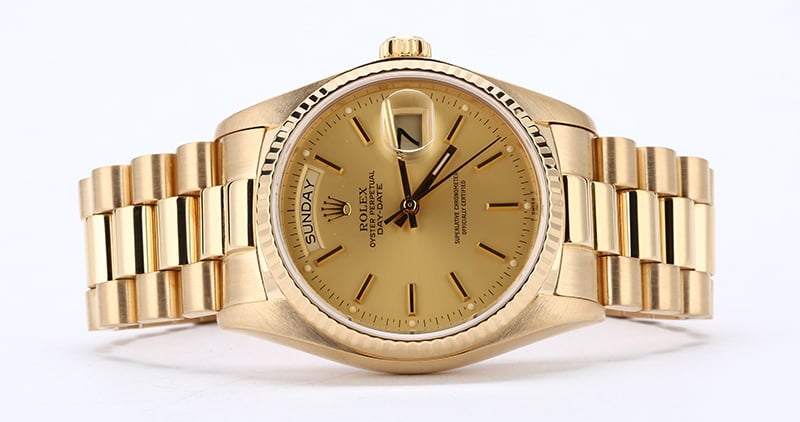 Rolex President 18038 Champagne Dial 36MM Day-Date