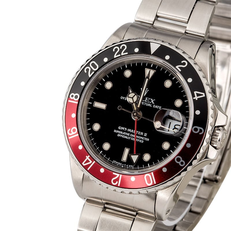 Men's Rolex GMT Master II Ref 16760 'Coke'