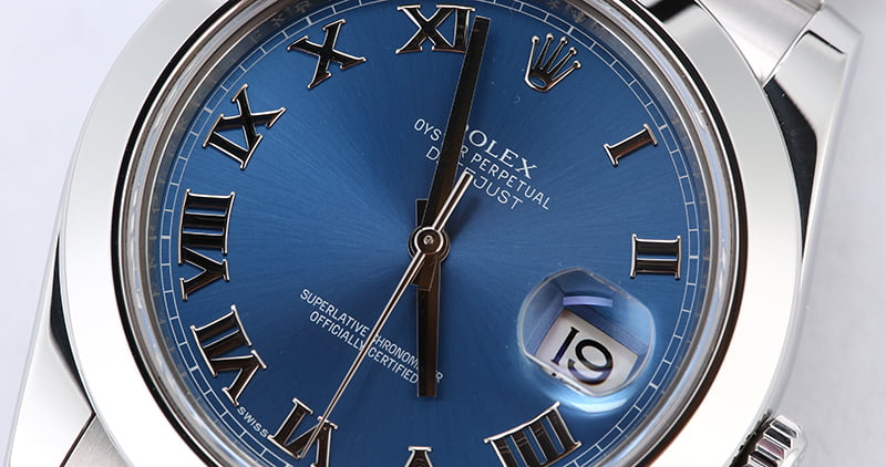Rolex Datejust II Ref 116300 Blue Dial with Steel Oyster