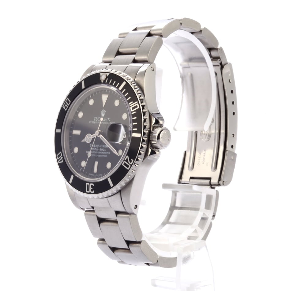 Pre-Owned Rolex Submariner 16800 Steel Oyster Bracelet