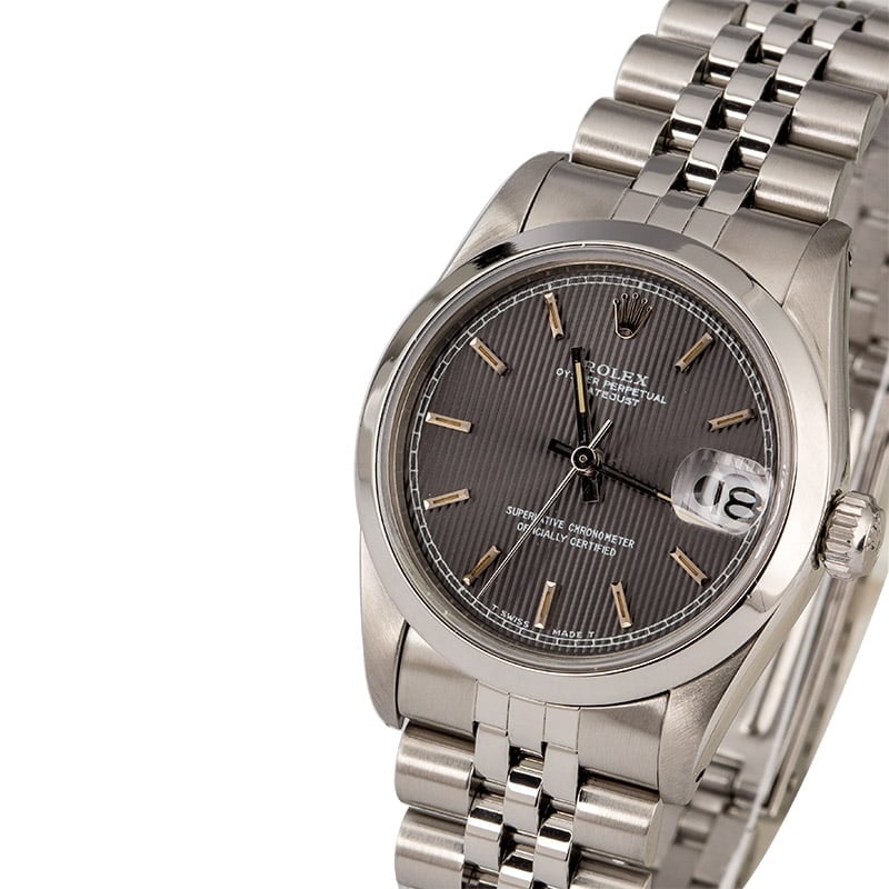 Pre-Owned Rolex Mid-Size Datejust 68240 Steel Jubilee