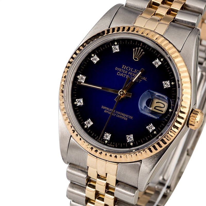 Rolex 16013 blue on sale dial