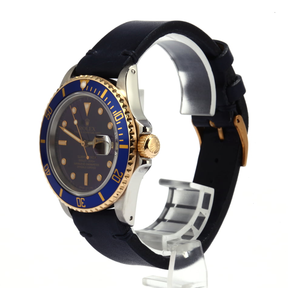 Used Rolex Submariner 16803 Leather Strap T