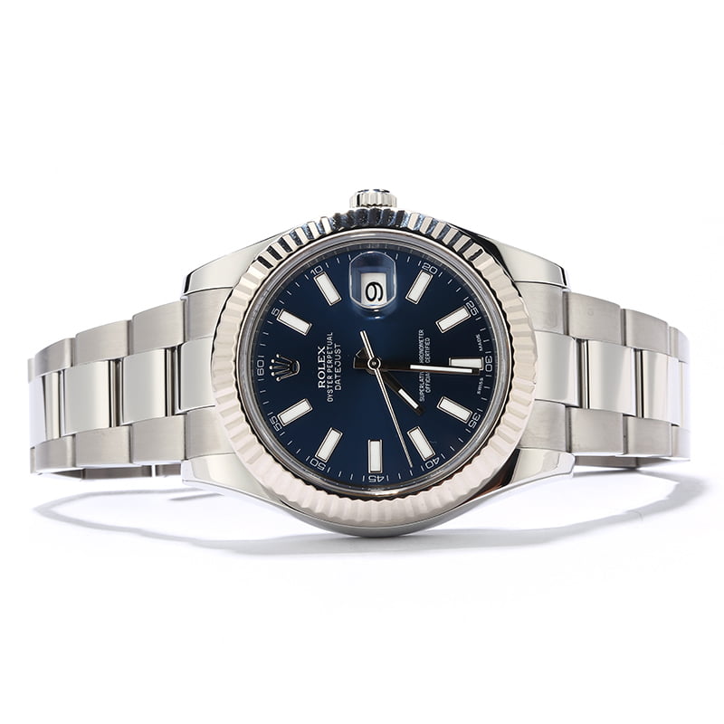 Men's Rolex Datejust 116334 Blue Luminous Dial