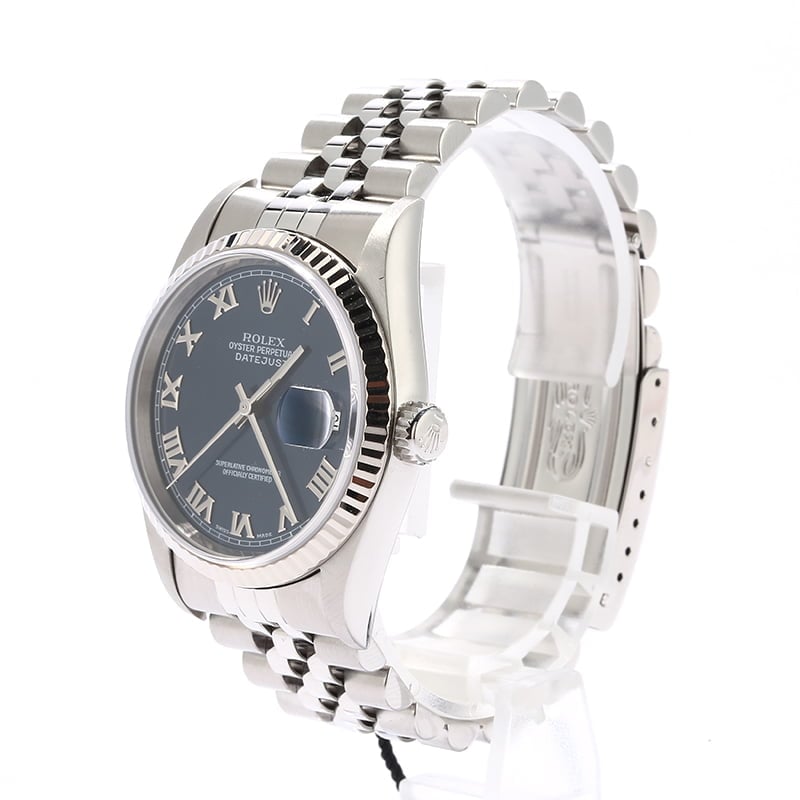 Rolex Steel Datejust 16234 Blue Dial