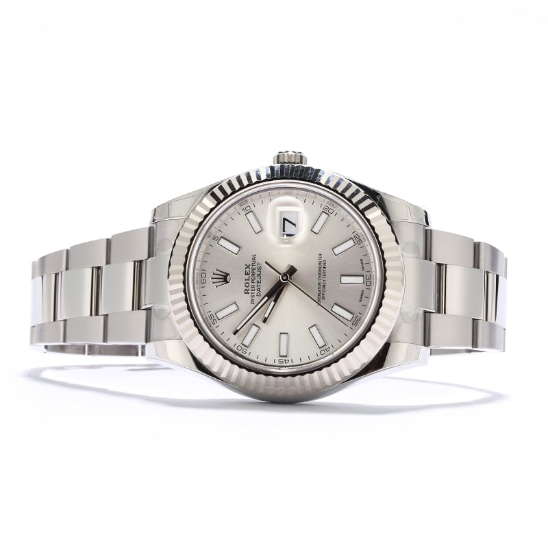 Unworn Rolex Datejust 116334 Silver Dial