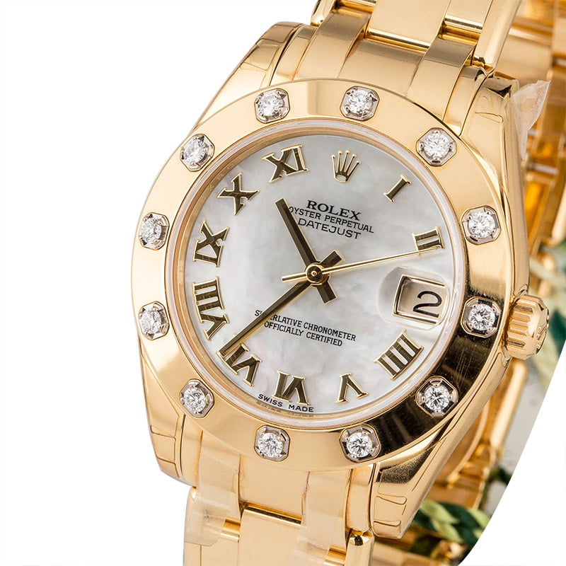 Rolex Pearlmaster 81318 Yellow Gold