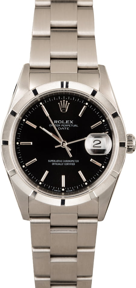 Pre-Owned Rolex Oyster Perpetual Date 15210 Watch