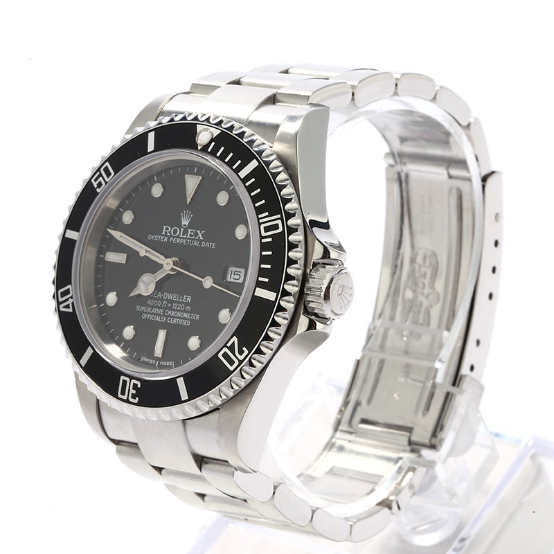 Used Men's Rolex Sea-Dweller 16600 Black Dial