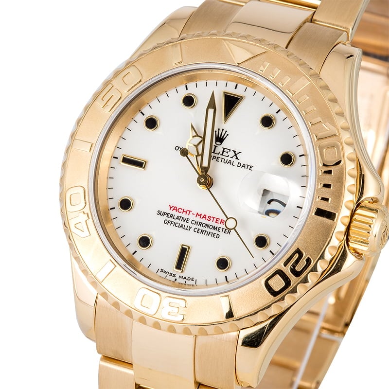 Rolex 18K Yacht-Master 16628 Certified Pre Owned