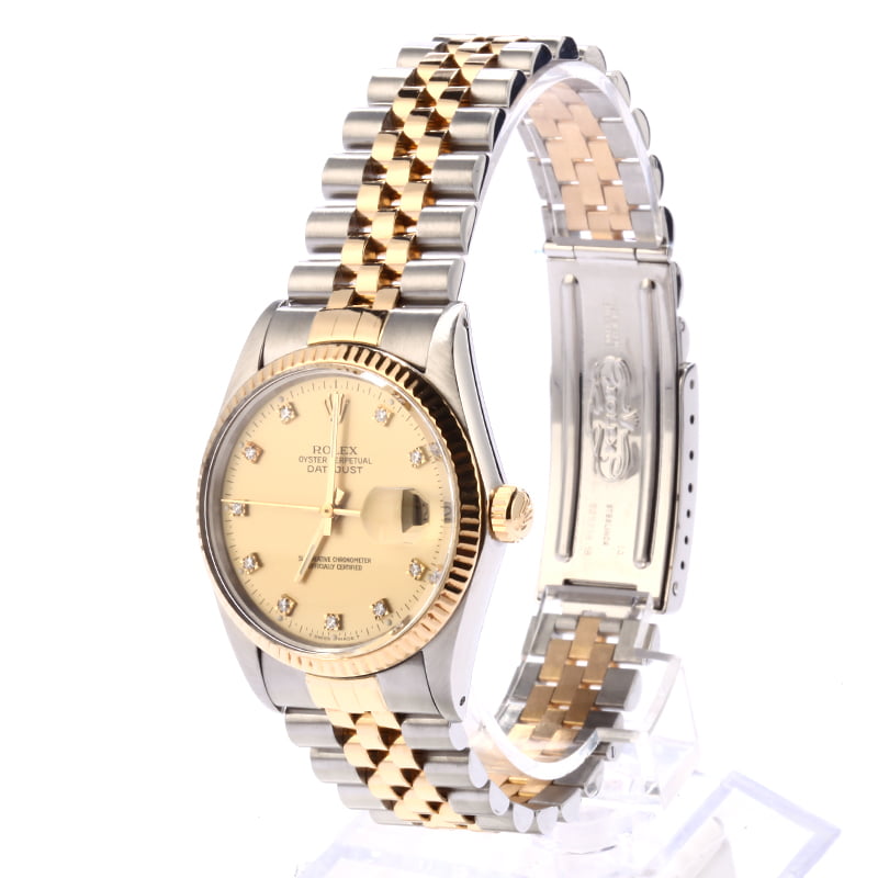 Pre Owned Rolex Datejust 16013 Diamond Dial