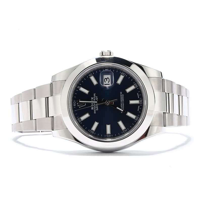 Used Rolex Datejust 116300 Blue Luminous Dial